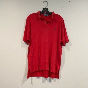Red Ralph Lauren Polo - Size Large
